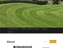 Tablet Screenshot of longridgelawn.com